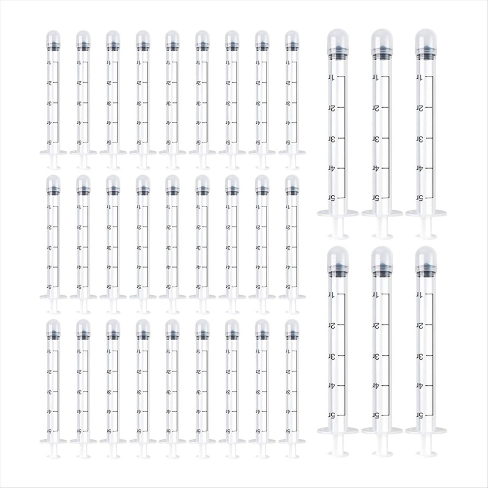 New 40 Pack Disposable Vaginal Applicators, Lube Injector Syringes, Fits Preseed, Suppository, Lub-Ric-Ants, Premarin Cream