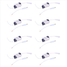 8X LED Transformer - Konstant 4-7W Driver Strømforsyning DC12-24V Holdbar