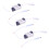 3X LED-transformator - Konstant 4-7W driverstrømforsyning DC12-24V holdbar 1