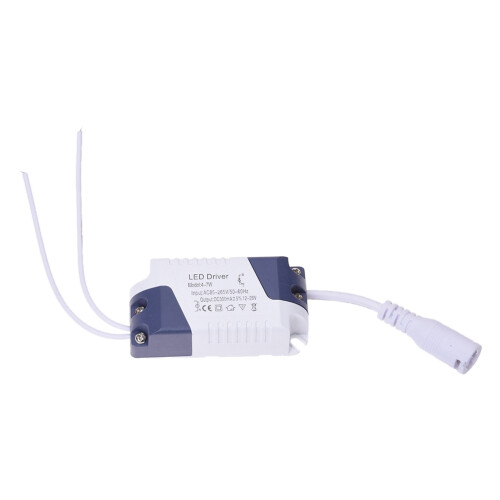 2X LED-transformator - Konstant 4-7W driverstrømforsyning DC12-24V holdbar 1