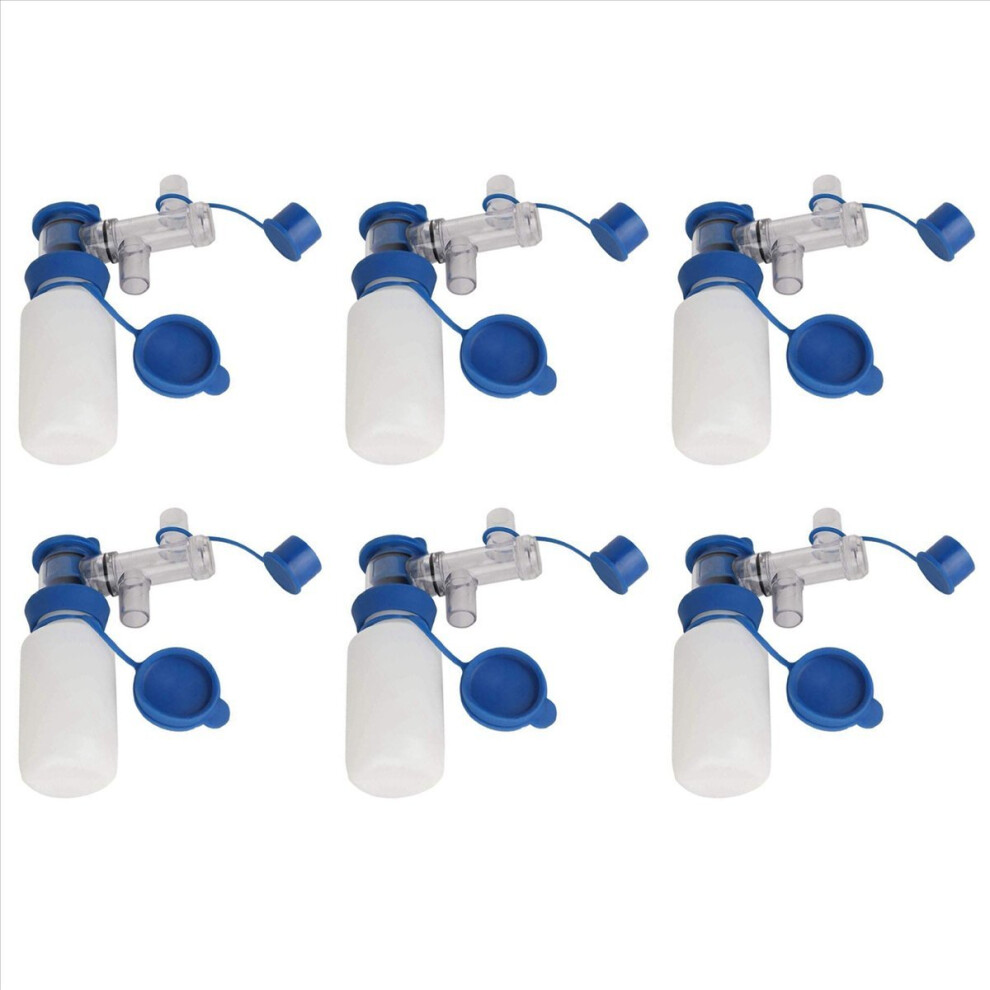 6X Milk Sampling Bottle,200Ml Bottle Sampler Cow Liquid Container Corrosion-Resistant