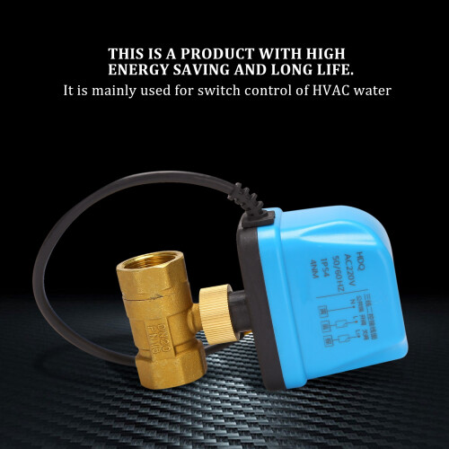 Válvula de zona de 2 vias com motor de esfera e reversão elétrica, 220V DN20 (G3 / 4 polegadas) 2