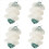 4-pak gaslanternekapper i bulk, harmonikaformet, 95 klips 7