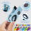 Poseklips med magneter - Madclips, Chipforsegling Opbevaringsposer til snacks og 2