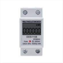 DDS1108 Digitální elektroměr Multifunkční wattmetr LCD displej kWh Jednofázový AC220V 60Hz