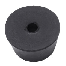 40 Pcs 21 x 12 mm Conical Recessed Foot Feet Rubber Buffer Material: Rubber