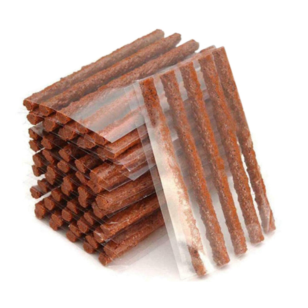 100PCS Car Tubeless Tire Puncture Repair Tool Rubber Strips Stiring Plug Garage Seal Patch for Tyre Maintenan Universal-image-OPC-PMT7D72-NEW