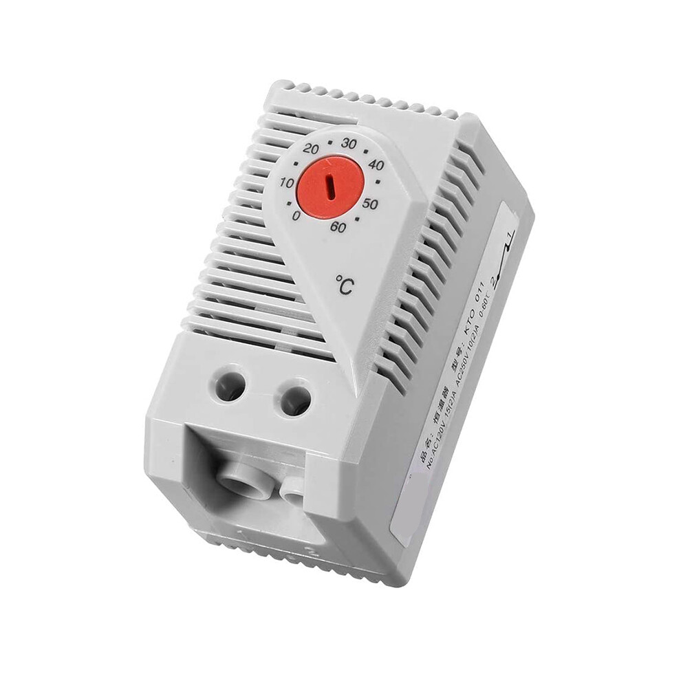 Mechanical Thermostat, Kto011 0-60Celsius Adjustable Compact Normally Close(N.c) Temperature Controller Switch,Red 4851800014607
