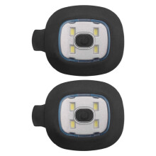 2 Stück wiederaufladbare USB-Leuchten für LED-Mützen, austauschbare Stirnlampen für DIY-Mützen für Damen und Herren