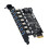 Προσαρμογέας Pci Express USB 3.2 E σε 7 θύρες Κάρτα επέκτασης USB3 Gen1 Pci-E Extender 1