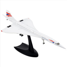 1/200 Concorde Supersonic passagerfly Air British Airways model til statisk udstillingssamling