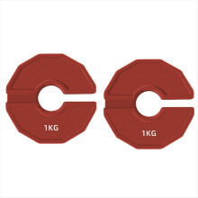 2PCS Gym Micro-Type Plates Dumbbell Fractional Weight Plate Rubber Add-on Aperture 35mm 1.0KG