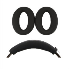 Oorkussens voor SONY WH-XB910N hoofdtelefoon Siliconen beschermhoes Oorkap Hoofdbalk Reparatie Onderdelen Zwart
