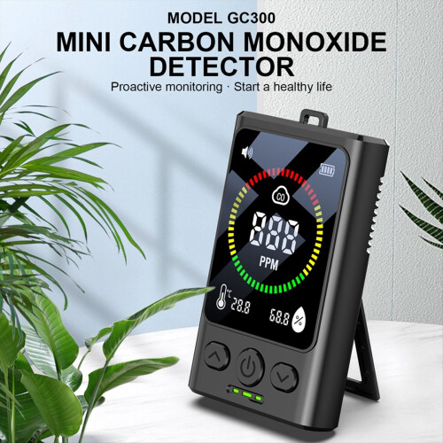Koolmonoxidedetectoren, draagbare koolmonoxidedetector 1
