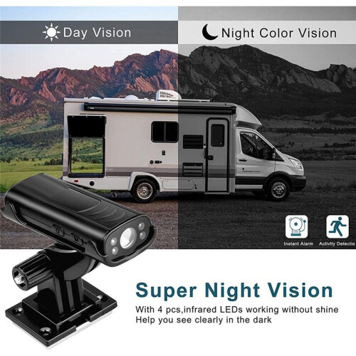 Reverse Hitch Guide Camera, Cars Wireless Backup HD Waterproof Night Vision Guide, Suitable 2