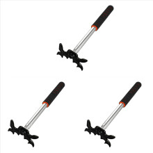3X Retractable Billiard Cue Stick Bridge with Head, Pool Accessory for Table,Bridge Head,Black