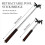 3X Retractable Billiard Cue Stick Bridge with Head, Pool Accessory for Table,Bridge Head,Black 4