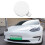 Rød anhængertræksdæksel til forkofanger, passer til Tesla Model 3 2017-2021 ABS 1 stk. 4