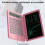 Scientific Calculators, 12-Digit LCD Display with Erasable Writing Tablet Foldable for Home School Meeting and Study B 1