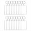 Conjunto de 16 porta-chaves acrílicos para fotos, com argolas em branco para artesanato DIY (2,2 x 3 polegadas). 1