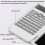 Scientific Calculators, 12-Digit LCD Display with Erasable Writing Tablet Foldable for Home School Meeting and Study B 6