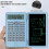 Scientific Calculators, 12-Digit LCD Display with Erasable Writing Tablet Foldable for Home School Meeting and Study B 3