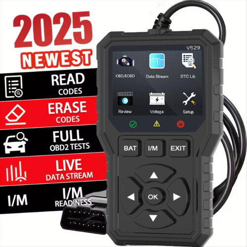 Instrument de diagnosticare auto OBD2 Scanner Cititor de coduri Scanare defecțiuni motor 1