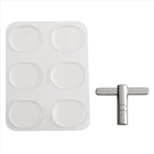 Drum Damper gel 6 pack with One Tuning Key 1