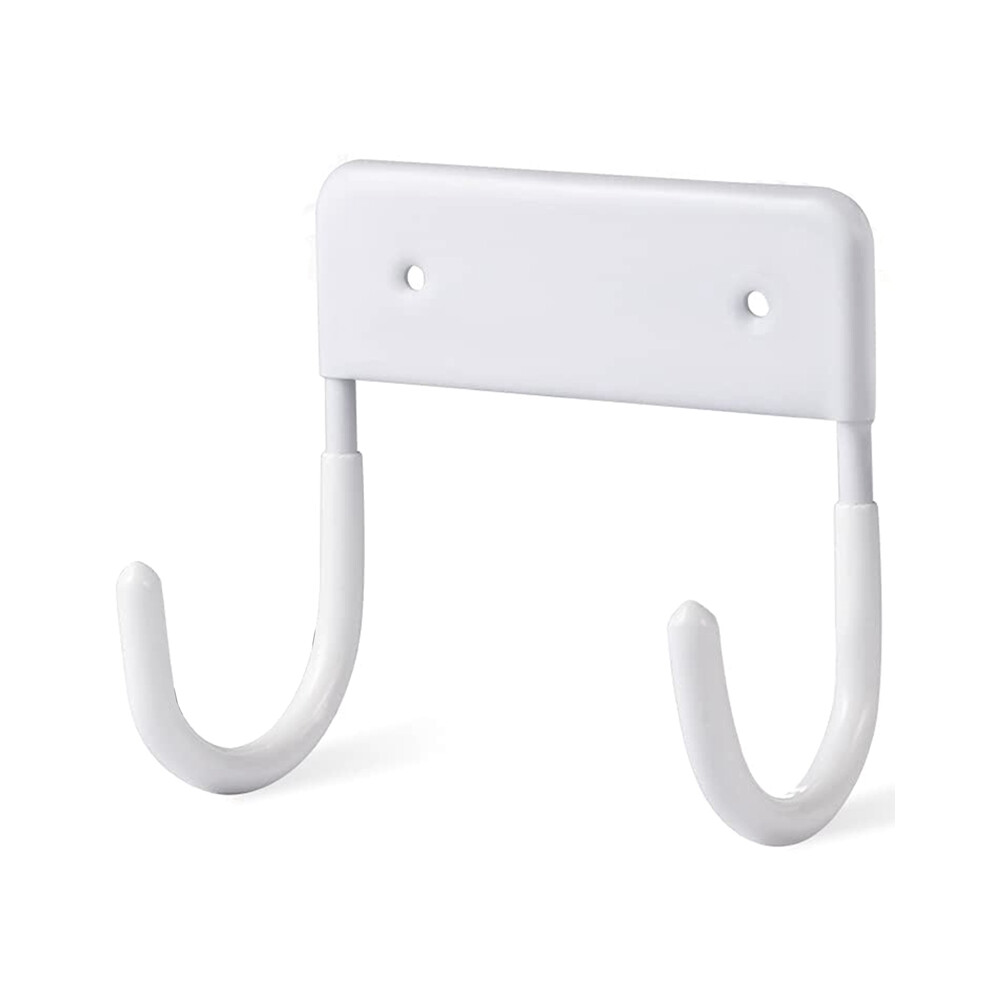 Ironing Board Hanger, Hook, Boards Wall Mounted Holder, Large & Small (Matte White)
