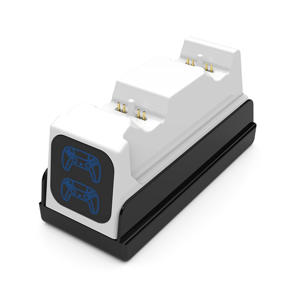 Charger For Ps5controller, With Fast Charging Ac Adapter, And Dual Induction Docking Station Playstation5. 4851800039082