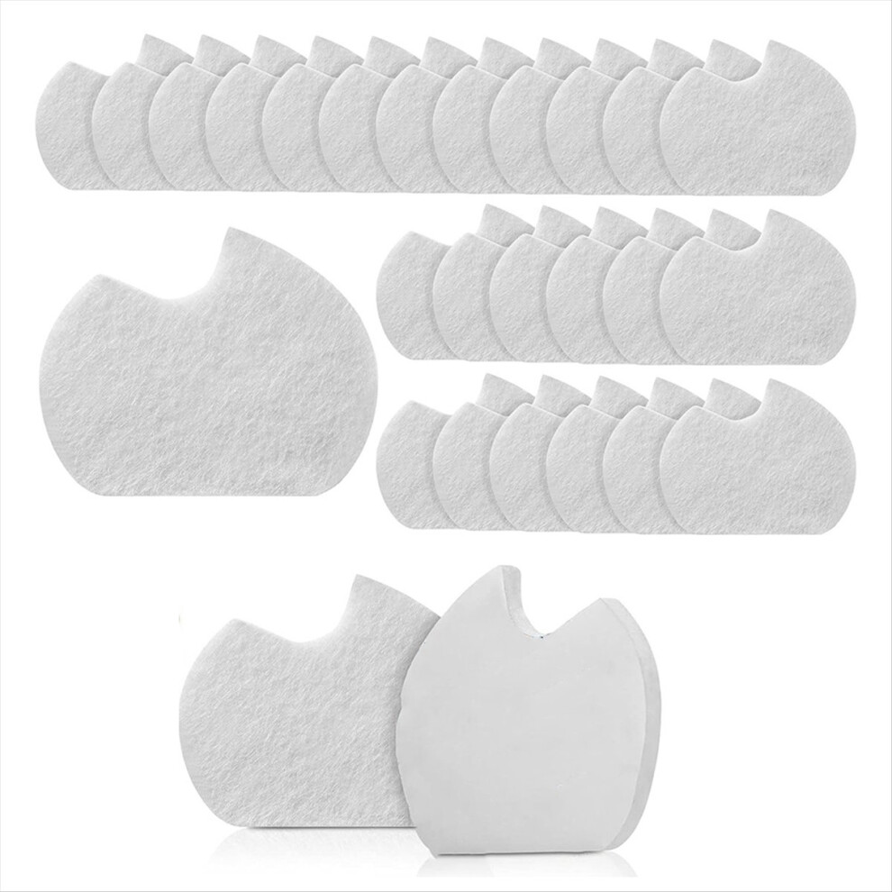 24 Pcs Foot Pads for Dancer Sesamoiditis Ball of Right Feet Pain Felt Forefoot Cushion White