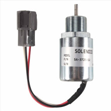 Solenoid de oprire a combustibilului SA-3725-12 30A87-00040 pentru motor Mitsubishi L2E L3E S3L S4L Volvo EC15 Toro 223D Mahindra 12VDC