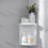 Bathroom 360 Degree Rotating Shelf Kitchen Toilet Corner Storage Rack Cabinet Multi Layer 5
