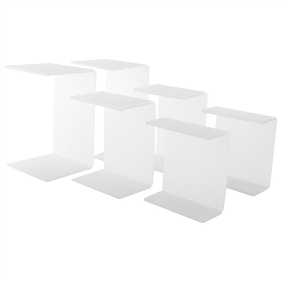 Acrylic Display Risers, Clear Rectangle Stands Shelf for 6Pcs-image-OPC-PMT7KWH-NEW
