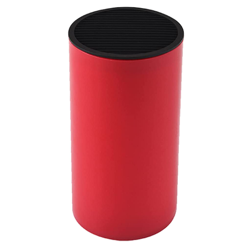 Universal Knife Holder,Knife Block Without Knives,Knife Storage Holder for Protecting Blade Space Saver(Red)-image-OPC-PMT7KWK-NEW