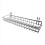 Hanging Basket for Wire Wall Grid Panel, Multi-Function Storage and Display Basket, 40X10X5CM, Black Painted 3
