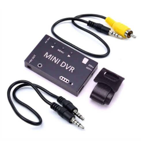 FPV Recorder Mini DVR Module NTSC/PAL Switchable Built-in Battery Video Audio for RC Models Racing(A)