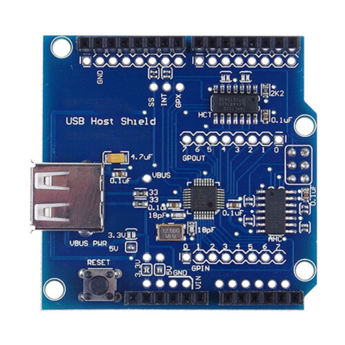 USB Host Shield 2.0 Arduinohoz, UN Omega A DK, kompatibilis az Android DK DIY elektronikus modulkártyával