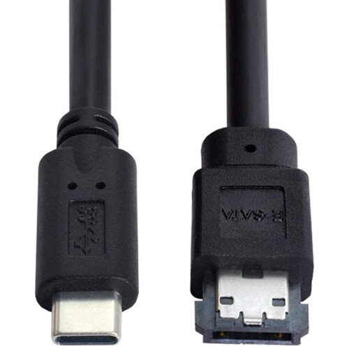 Kabel ESATA na USB C typu samec Host ESATAp HDD pro notebooky 1