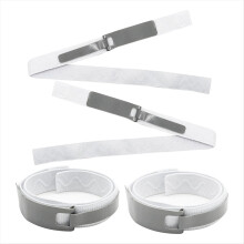 Foley kateterholder urinveisbenbånd 4 stk. elastisk benreim stabiliseringsenhet grå