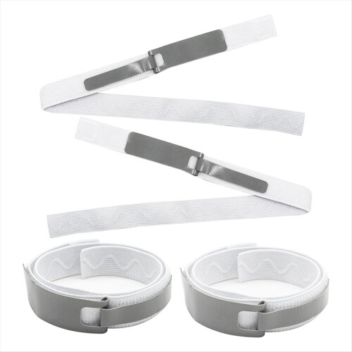 Foley kateterholder til urinvejsbenbånd, 4 stk. elastisk benrem, stabiliseringsanordning, grå