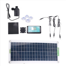 50W solcelledrevet vandpumpe DC12V 800L/T støjsvag fontæne have familie vanding campingvogn