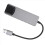 6-i-1 computerlydkort 5.1 USB ekstern multifunktionslydkonverter til bærbar computer aluminium 1