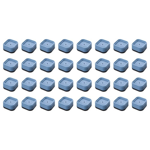 Conjunto de 32 Elevadores de Pés para Móveis, Cama e Escrivaninha, Empilháveis, Ajustáveis e Resistentes de 3,5 cm (1,38 polegadas) 1