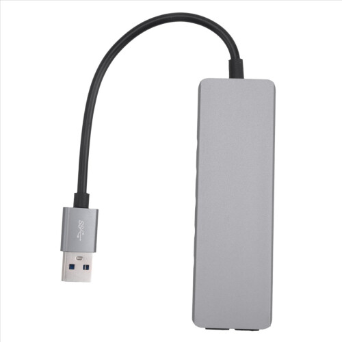 6-i-1 computerlydkort 5.1 USB ekstern multifunktionslydkonverter til bærbar computer aluminium 2
