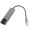 6-i-1 computerlydkort 5.1 USB ekstern multifunktionslydkonverter til bærbar computer aluminium 5