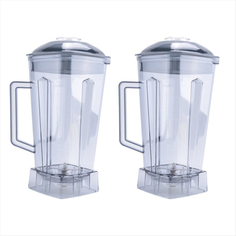 2PCS Spare Jug for Blender Replacement Part Transparent 2L Capacity Compatible SILVER CREST-image-OPC-PMT7N6K-NEW