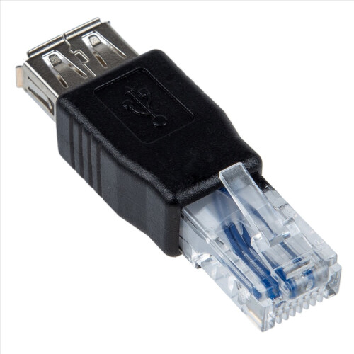 Adaptér 4X USB A/M Ethernet RJ45 (samice/samec) 2