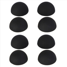 8Pack 20mm Silicone Hemisphere Bumpers Isolation Feet, Non Skid Speaker Pads for Small