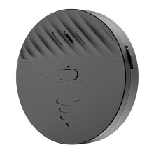 Tuya Smart WiFi-alarm for dører og vinduer, vibrasjonssensor, sikkerhetsbeskyttelsesvarsling, fungerer med Alexa, Life (svart)